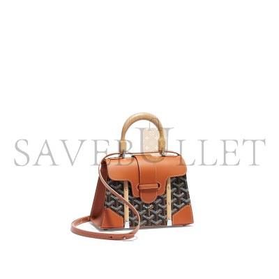 GOYARD SAÏGON STRUCTURÉ MINI BAG SAIGR2MINTY01CL03P (20*15*7.5cm)